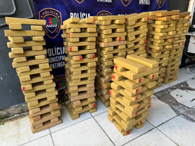 Grande apreensão de maconha reforça atuação firme da Polícia Municipal em Ipatinga